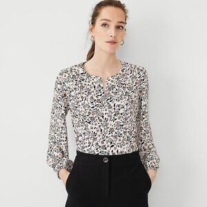 Ann Taylor Floral Print Women's Top